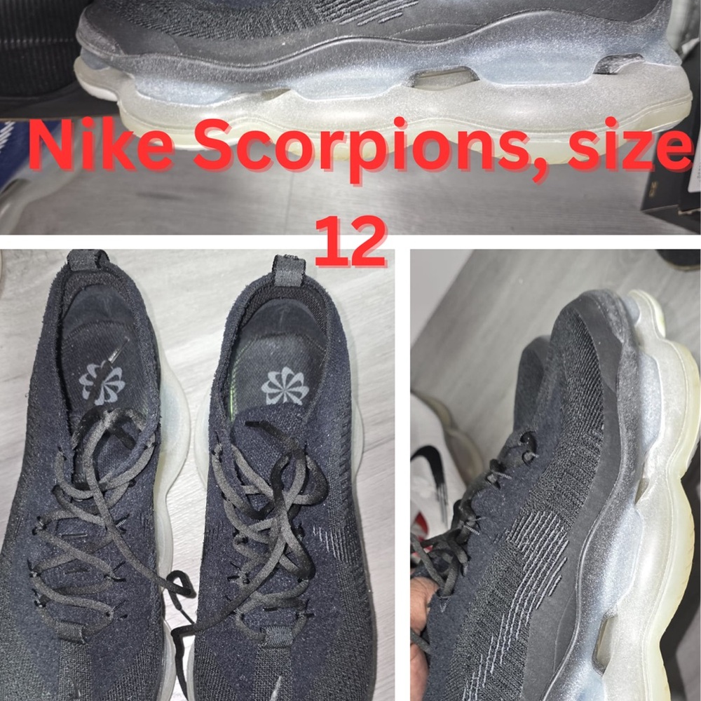 Nike Men's Black and Gray Sneakers